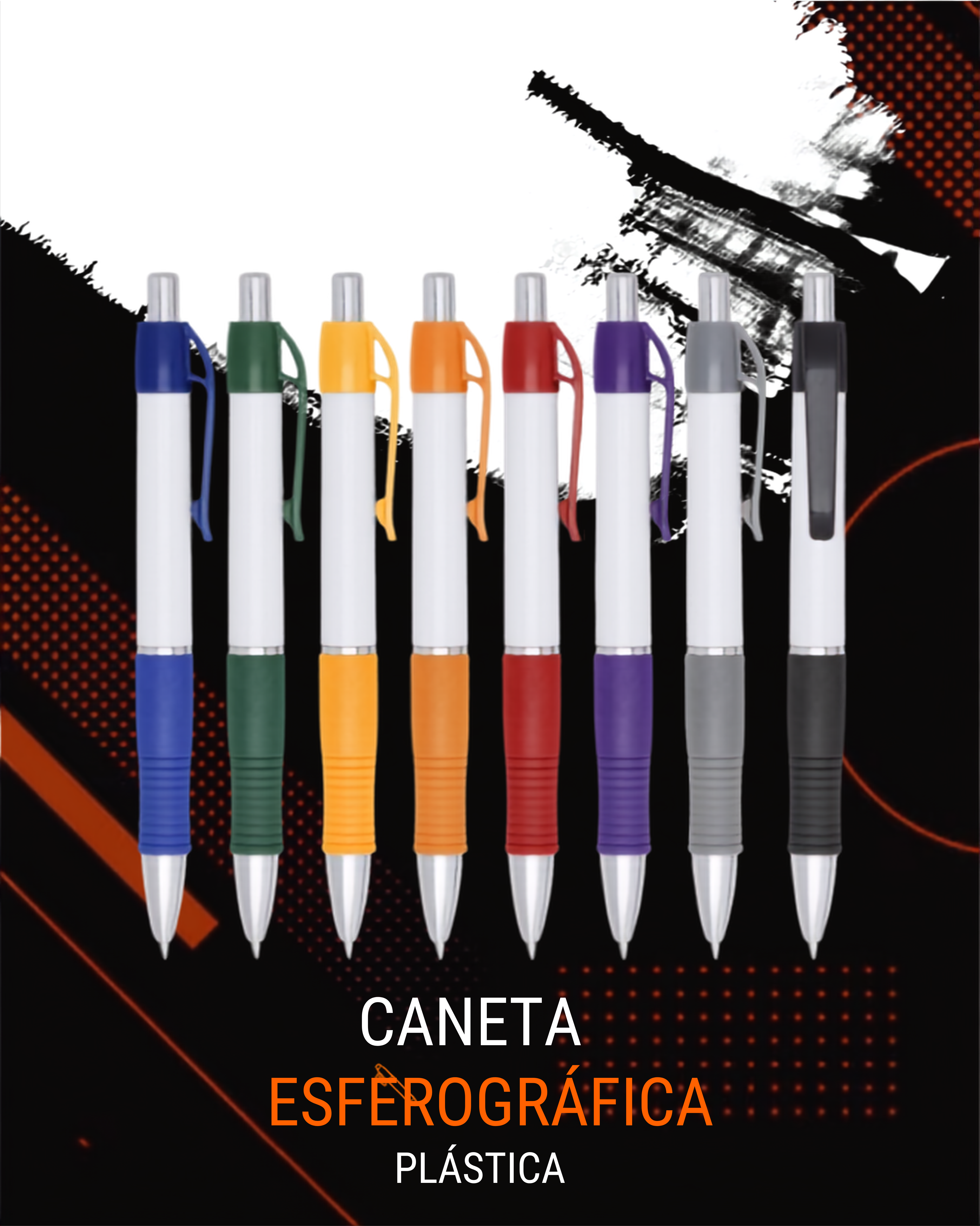 Caneta Esferográfica Plástica